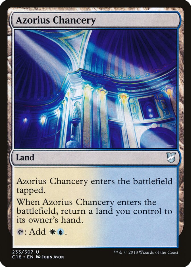 Azorius Chancery [Commander 2018] | Gaming Infinity