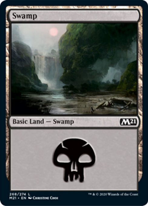 Swamp (268) [Core Set 2021] | Gaming Infinity