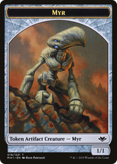 Myr // Thopter Double-Sided Token [Phyrexia: All Will Be One Commander Tokens] | Gaming Infinity