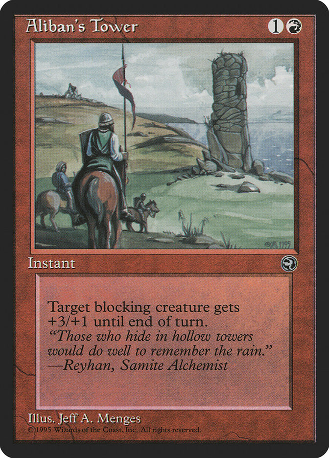 Aliban's Tower (Reyhan Flavor Text) [Homelands] | Gaming Infinity