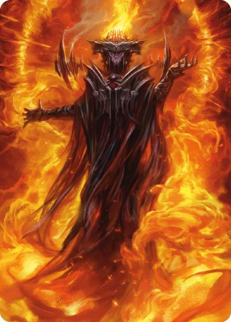 Sauron, the Dark Lord Art Card [The Lord of the Rings: Tales of Middle-earth Art Series] | Gaming Infinity
