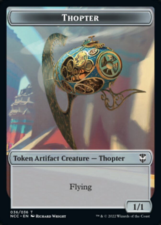 Thopter // Treasure (013) Double-sided Token [Streets of New Capenna Commander Tokens] | Gaming Infinity