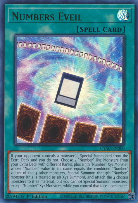 Numbers Eveil [CYAC-EN000] Ultra Rare | Gaming Infinity