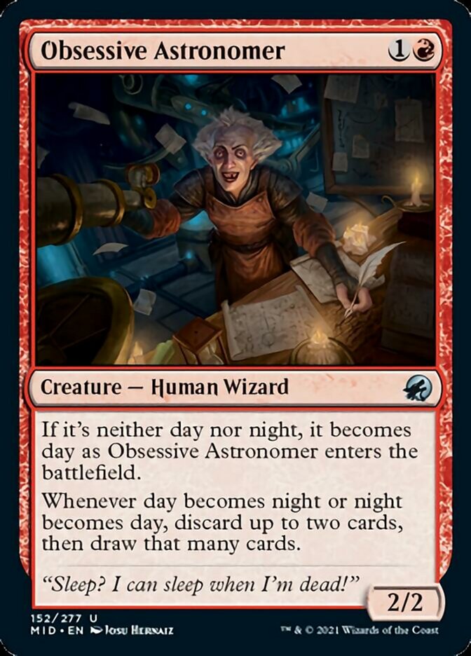 Obsessive Astronomer [Innistrad: Midnight Hunt] | Gaming Infinity