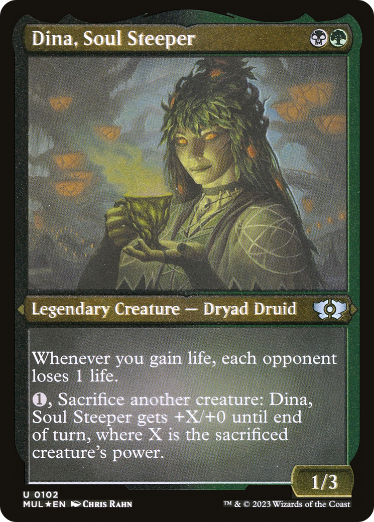 Dina, Soul Steeper (Foil Etched) [Multiverse Legends] | Gaming Infinity