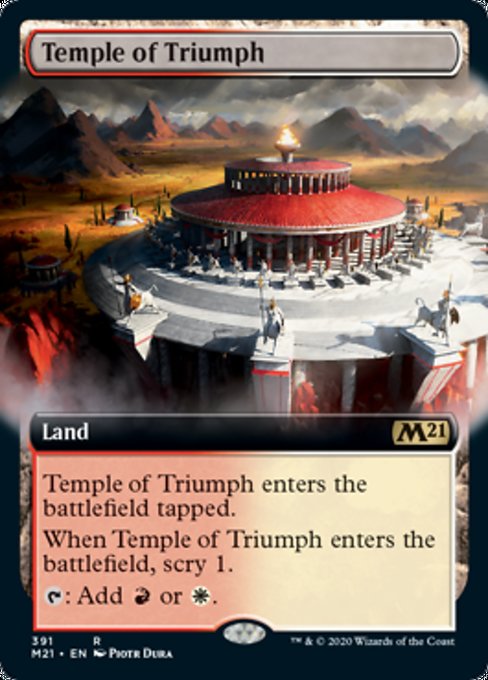 Temple of Triumph (Extended Art) [Core Set 2021] | Gaming Infinity