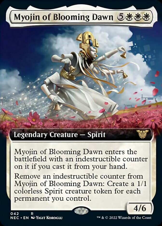 Myojin of Blooming Dawn (Extended) [Kamigawa: Neon Dynasty Commander] | Gaming Infinity