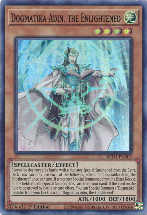 Dogmatika Adin, the Enlightened [ROTD-EN007] Super Rare | Gaming Infinity