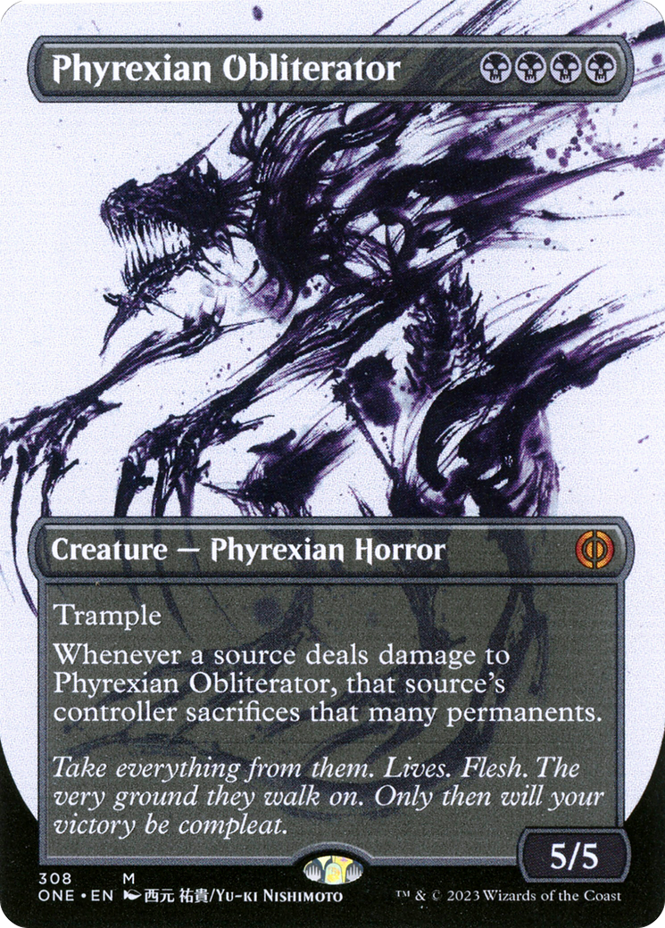 Phyrexian Obliterator (Borderless Ichor) [Phyrexia: All Will Be One] | Gaming Infinity