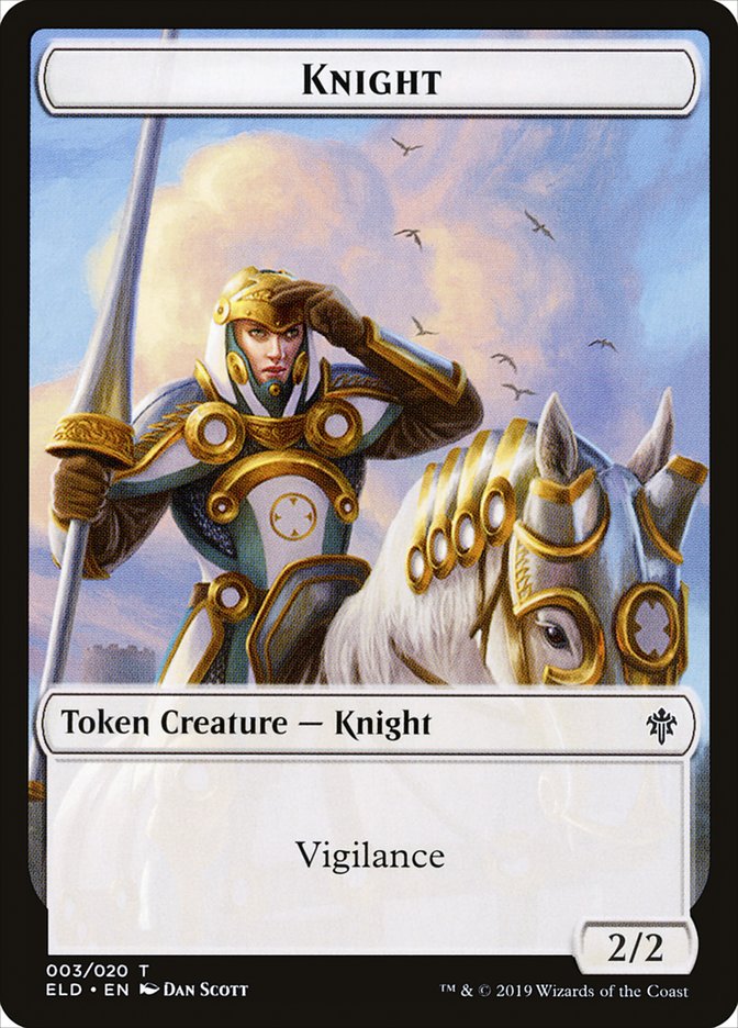 Knight [Throne of Eldraine Tokens] | Gaming Infinity