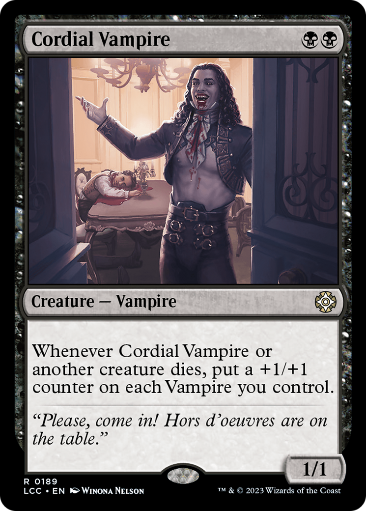 Cordial Vampire [The Lost Caverns of Ixalan Commander] | Gaming Infinity