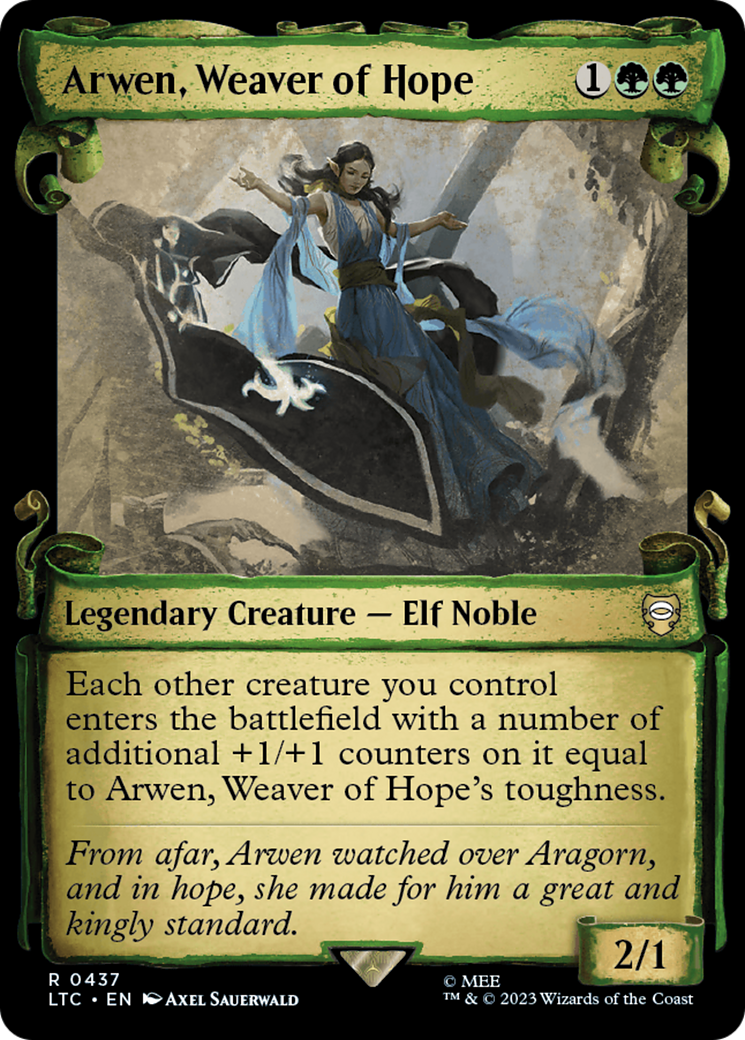 Arwen, Weaver of Hope [The Lord of the Rings: Tales of Middle-Earth Commander Showcase Scrolls] | Gaming Infinity