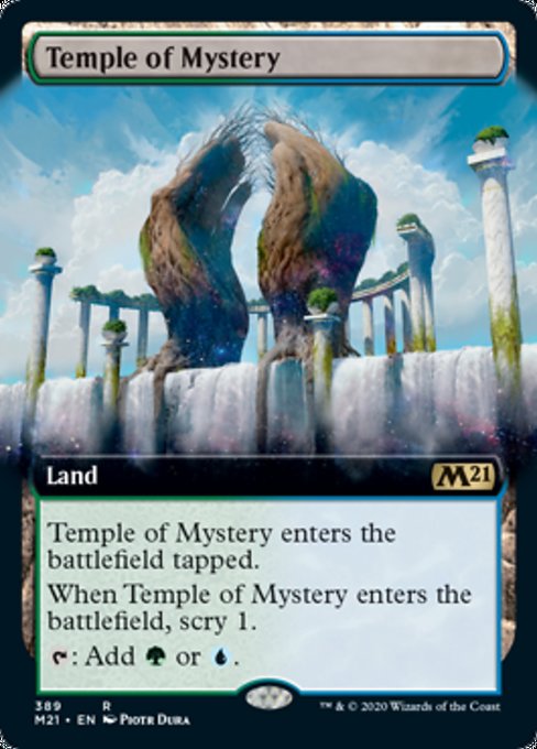 Temple of Mystery (Extended Art) [Core Set 2021] | Gaming Infinity