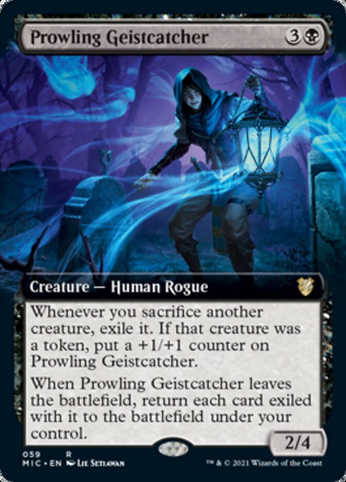 Prowling Geistcatcher (Extended) [Innistrad: Midnight Hunt Commander] | Gaming Infinity