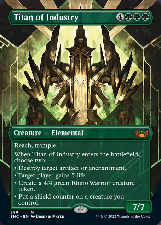 Titan of Industry (Borderless Alternate Art) [Streets of New Capenna] | Gaming Infinity