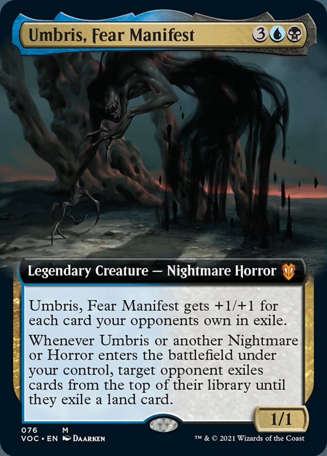 Umbris, Fear Manifest (Extended) [Innistrad: Crimson Vow Commander] | Gaming Infinity