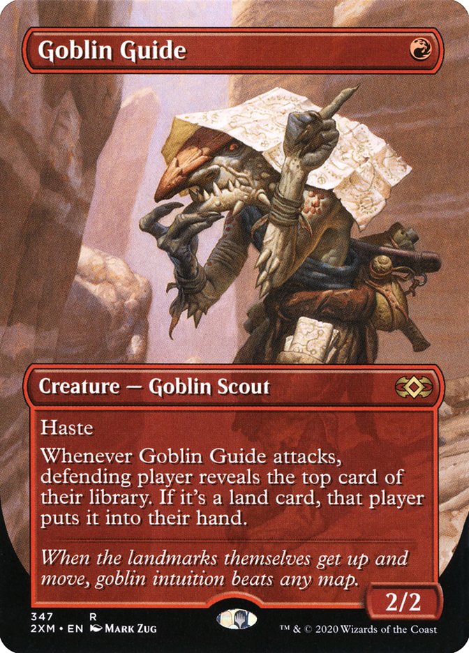 Goblin Guide (Borderless) [Double Masters] | Gaming Infinity