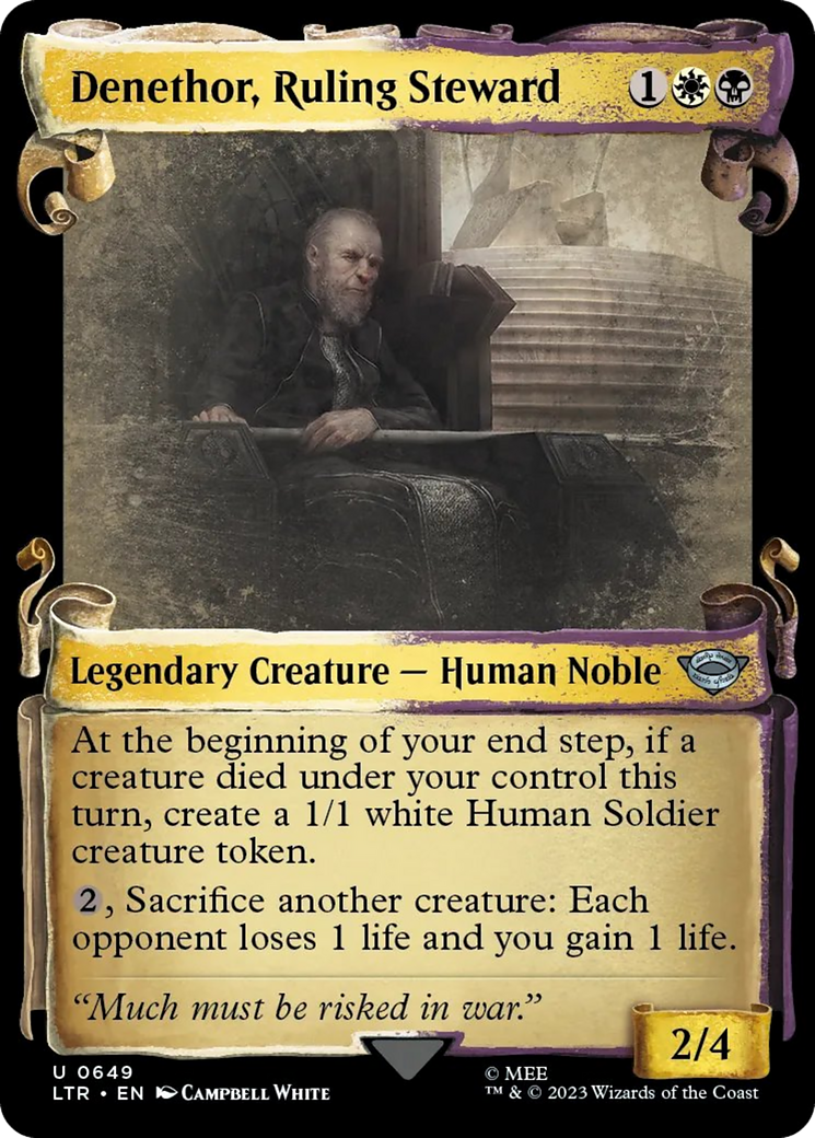 Denethor, Ruling Steward [The Lord of the Rings: Tales of Middle-Earth Showcase Scrolls] | Gaming Infinity