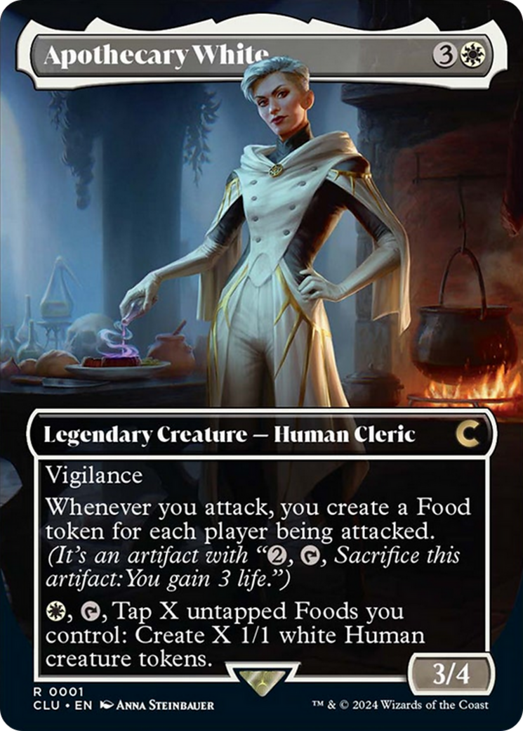 Apothecary White (Borderless) [Ravnica: Clue Edition] | Gaming Infinity