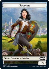 Soldier // Weird Double-sided Token [Core Set 2021 Tokens] | Gaming Infinity