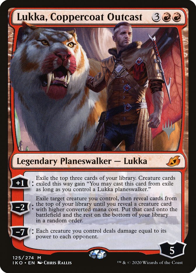 Lukka, Coppercoat Outcast (Promo Pack) [Ikoria: Lair of Behemoths Promos] | Gaming Infinity