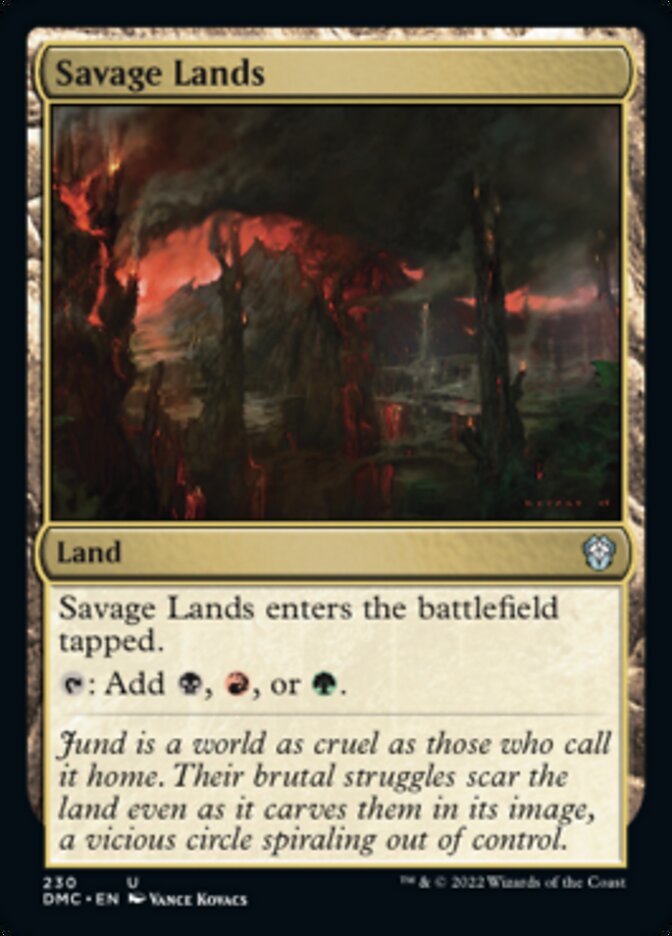 Savage Lands [Dominaria United Commander] | Gaming Infinity