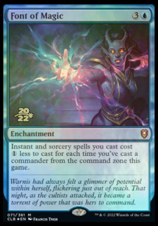 Font of Magic [Commander Legends: Battle for Baldur's Gate Prerelease Promos] | Gaming Infinity