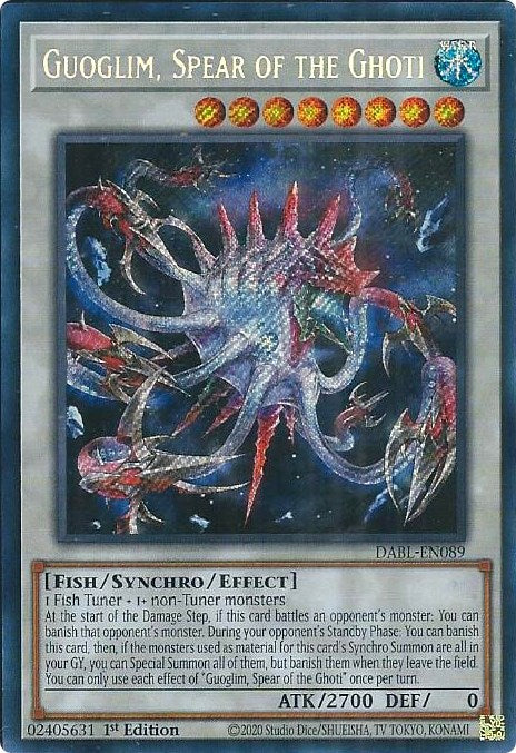 Guoglim, Spear of the Ghoti [DABL-EN089] Secret Rare | Gaming Infinity