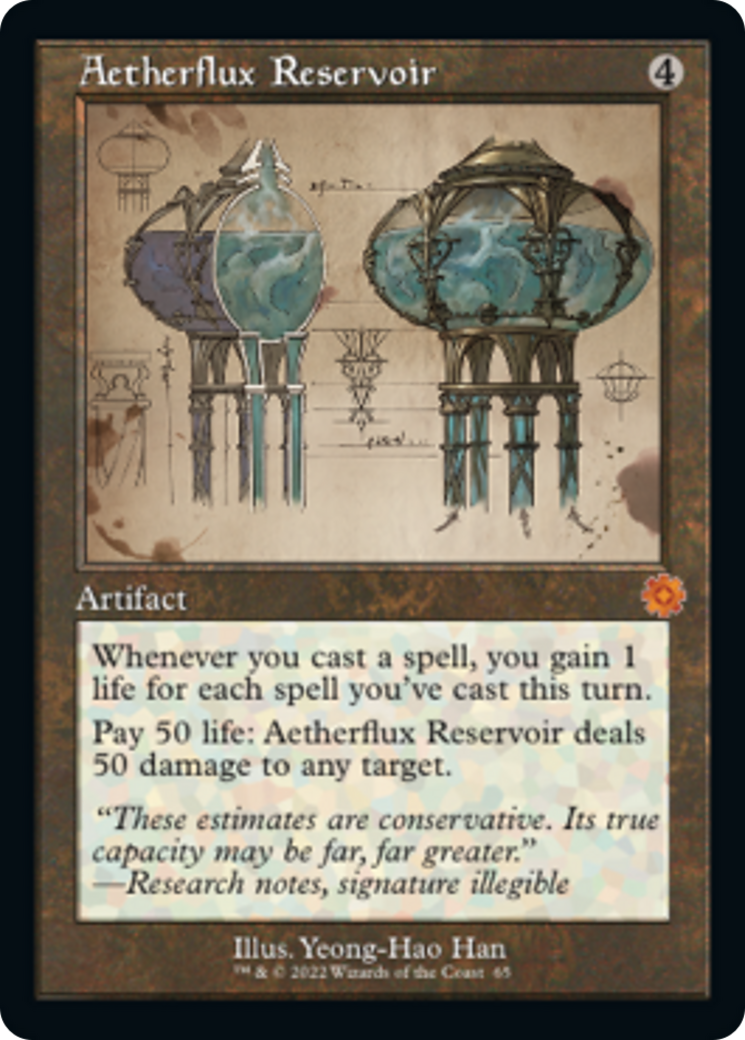 Aetherflux Reservoir (Retro Schematic) [The Brothers' War Retro Artifacts] | Gaming Infinity
