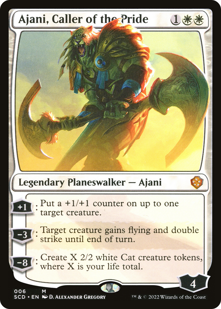 Ajani, Caller of the Pride [Starter Commander Decks] | Gaming Infinity