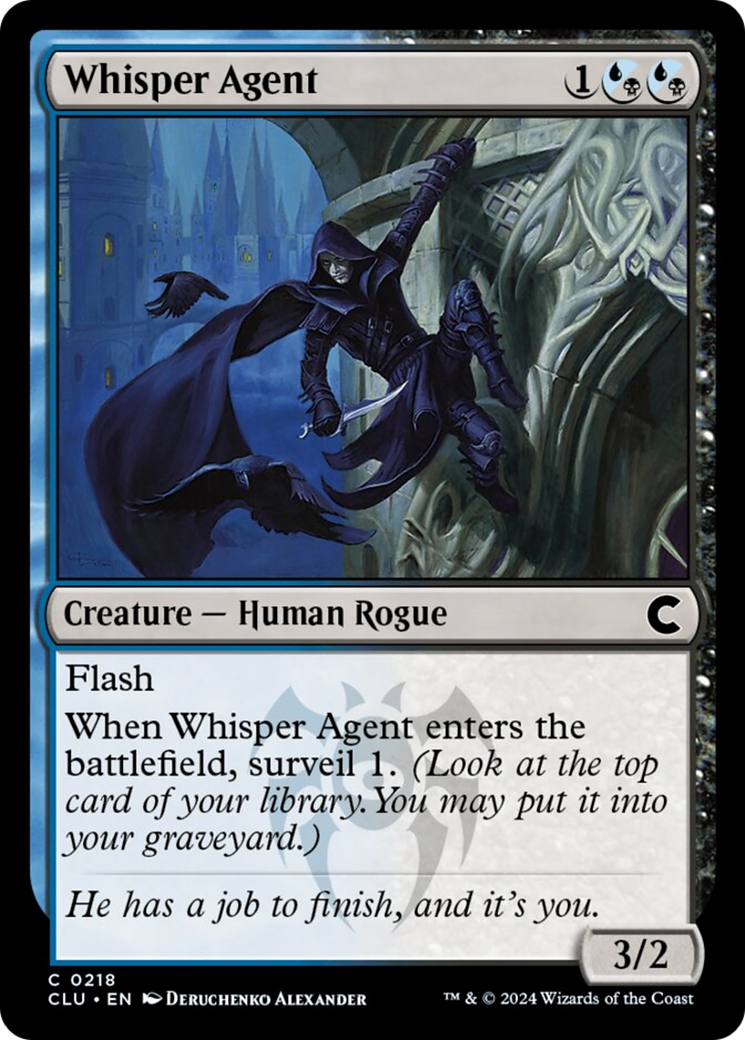 Whisper Agent [Ravnica: Clue Edition] | Gaming Infinity