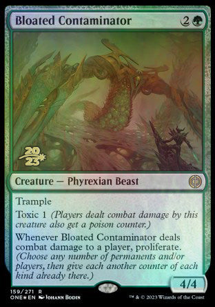 Bloated Contaminator [Phyrexia: All Will Be One Prerelease Promos] | Gaming Infinity