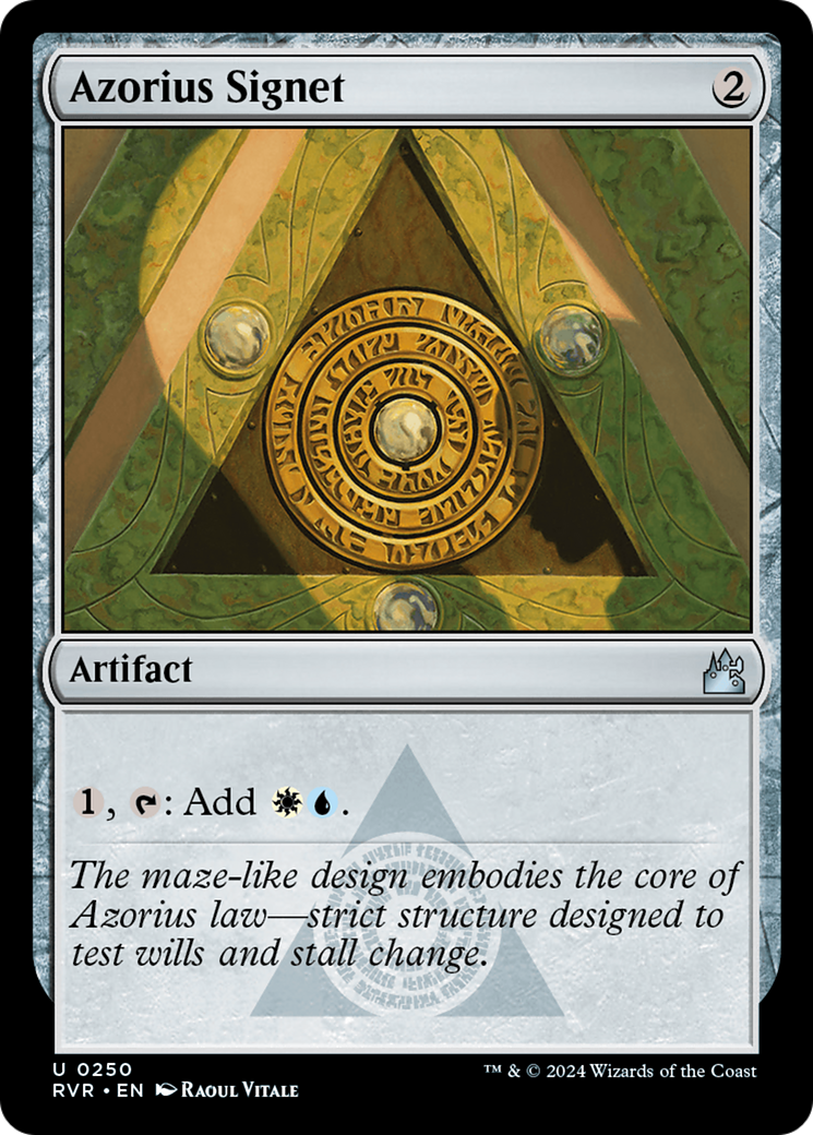 Azorius Signet [Ravnica Remastered] | Gaming Infinity