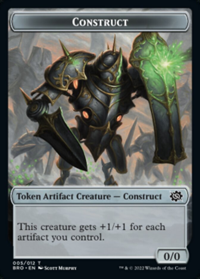 Thopter // Construct (005) Double-Sided Token [The Brothers' War Tokens] | Gaming Infinity