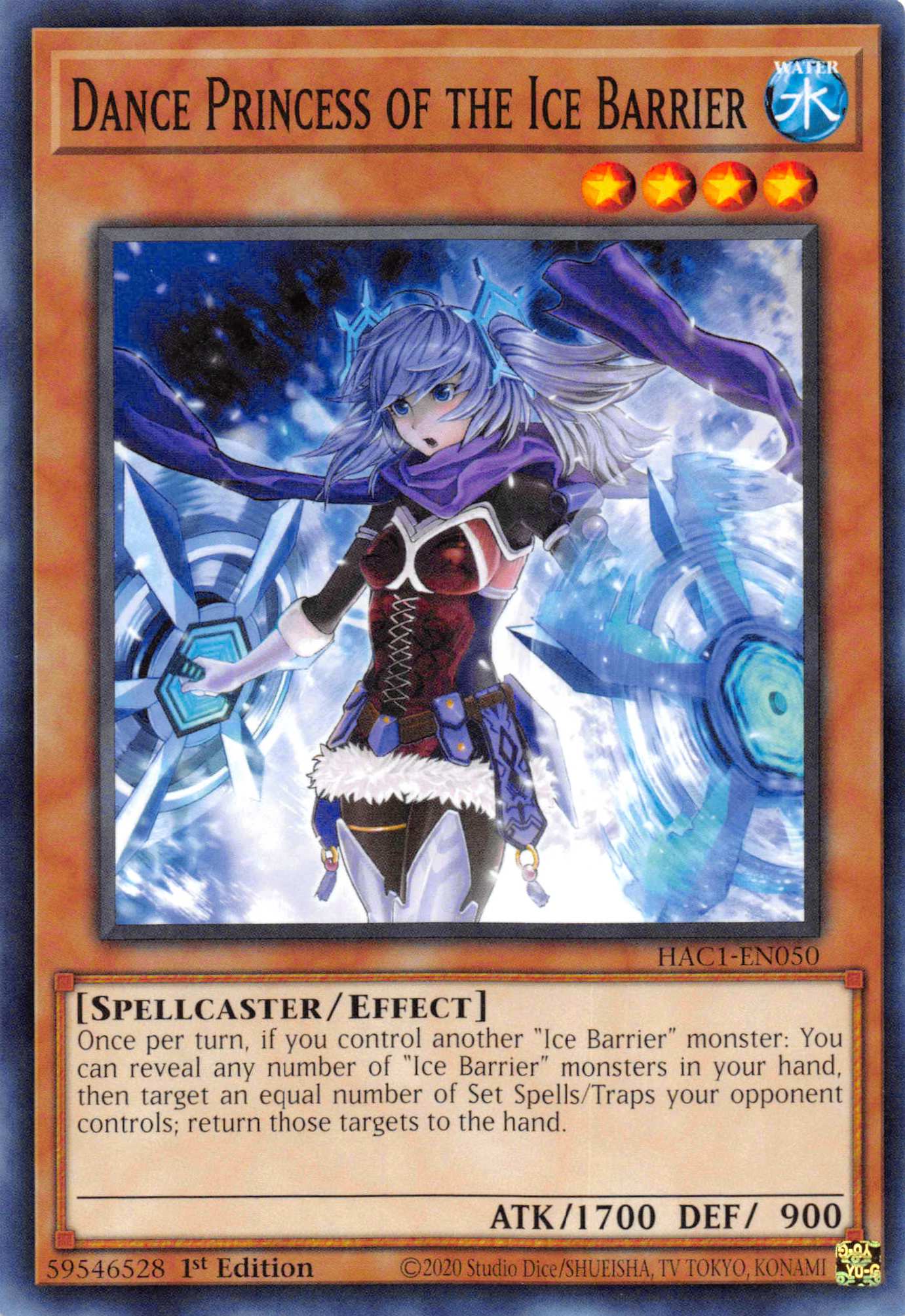 Dance Princess of the Ice Barrier [HAC1-EN050] Common | Gaming Infinity