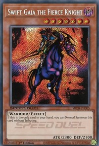 Swift Gaia the Fierce Knight (Secret) [SBCB-EN005] Secret Rare | Gaming Infinity