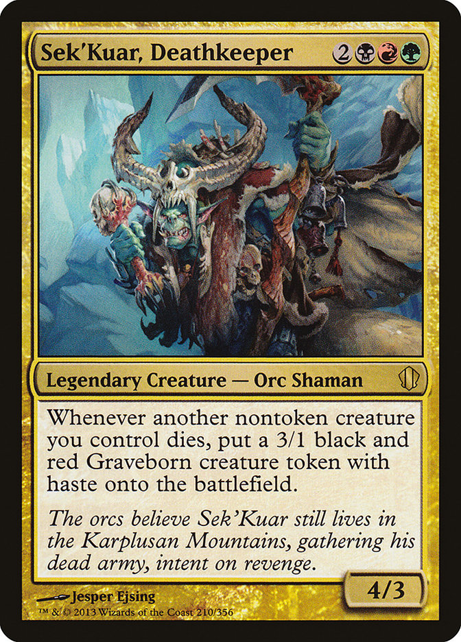 Sek'Kuar, Deathkeeper [Commander 2013] | Gaming Infinity