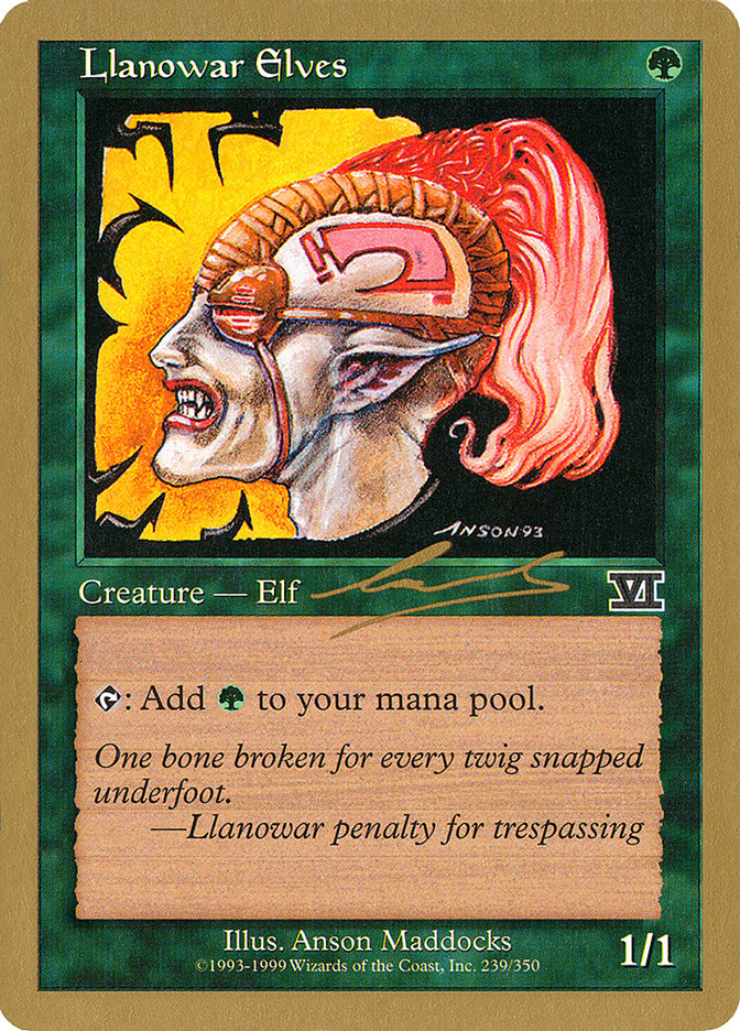 Llanowar Elves (Nicolas Labarre) [World Championship Decks 2000] | Gaming Infinity