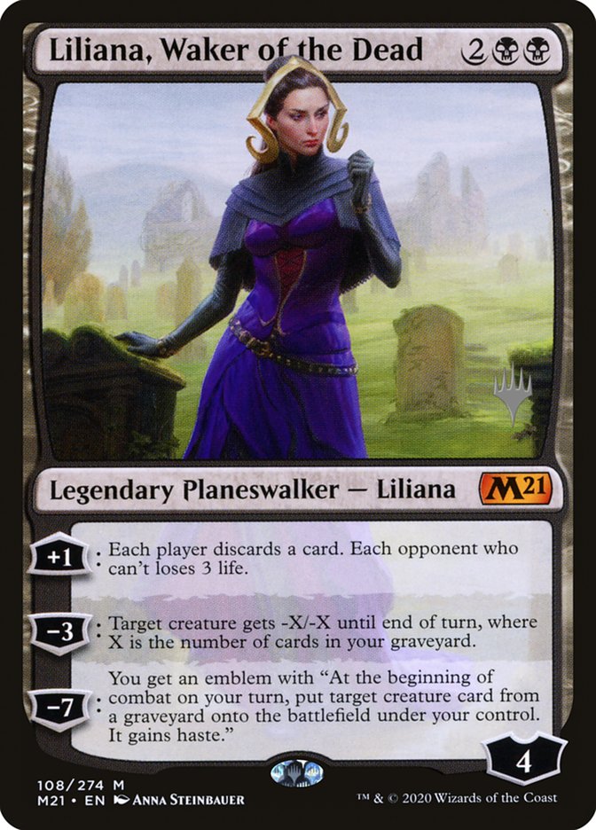 Liliana, Waker of the Dead (Promo Pack) [Core Set 2021 Promos] | Gaming Infinity