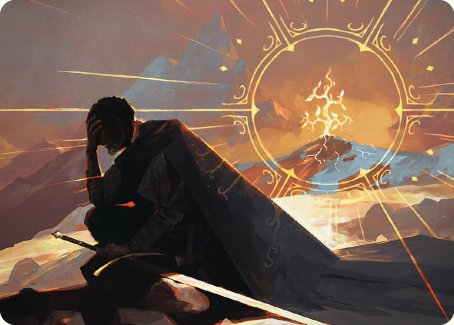 Aragorn, the Uniter Art Card [The Lord of the Rings: Tales of Middle-earth Art Series] | Gaming Infinity
