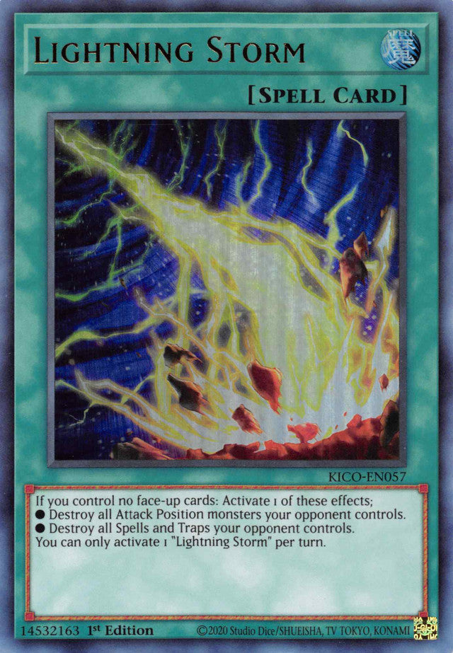 Lightning Storm (Ultra Rare) [KICO-EN057] Ultra Rare | Gaming Infinity