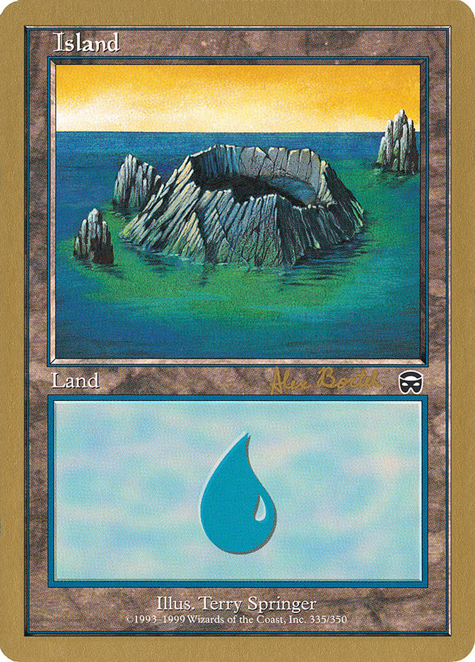 Island (ab335) (Alex Borteh) [World Championship Decks 2001] | Gaming Infinity