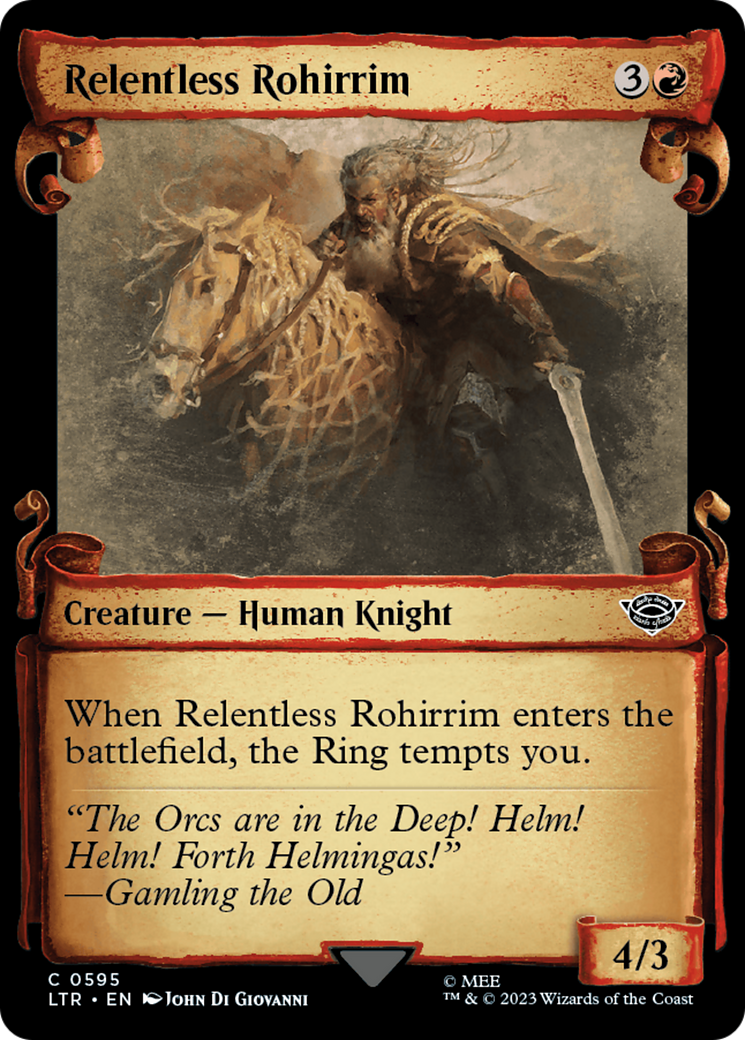 Relentless Rohirrim [The Lord of the Rings: Tales of Middle-Earth Showcase Scrolls] | Gaming Infinity