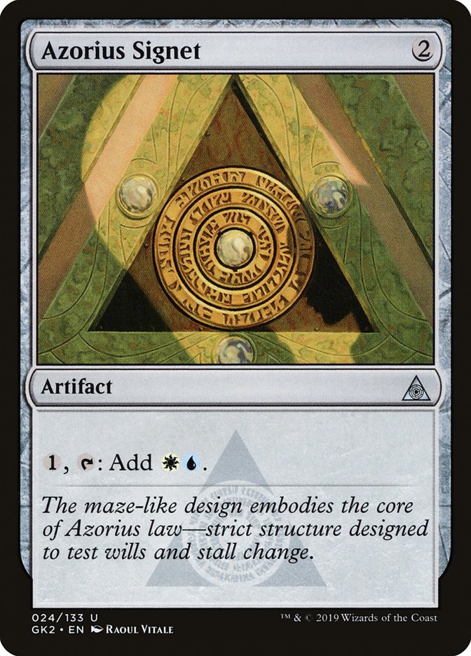 Azorius Signet [Ravnica Allegiance Guild Kit] | Gaming Infinity