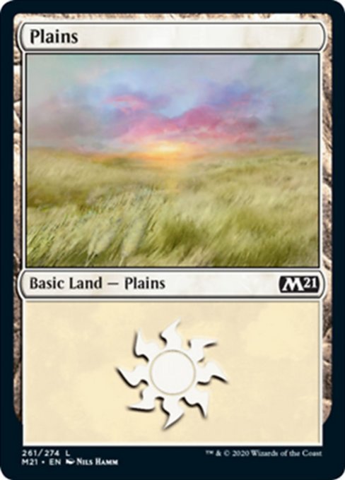 Plains (261) [Core Set 2021] | Gaming Infinity