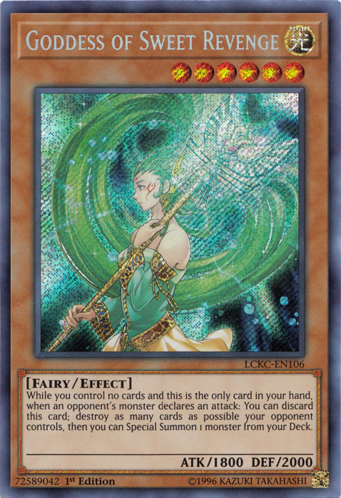 Goddess of Sweet Revenge [LCKC-EN106] Secret Rare | Gaming Infinity