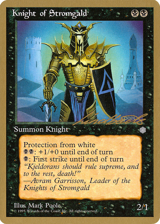 Knight of Stromgald (Leon Lindback) [Pro Tour Collector Set] | Gaming Infinity