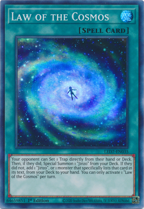 Law of the Cosmos [LED7-EN035] Super Rare | Gaming Infinity