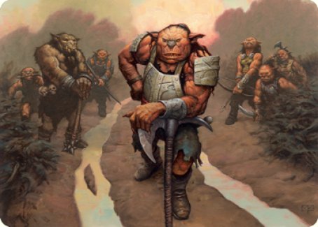 Hobgoblin Bandit Lord Art Card [Dungeons & Dragons: Adventures in the Forgotten Realms Art Series] | Gaming Infinity