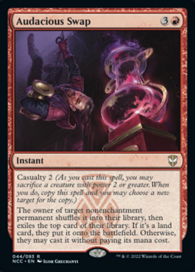 Audacious Swap [Streets of New Capenna Commander] | Gaming Infinity
